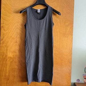 Gray bodcon tank/dress